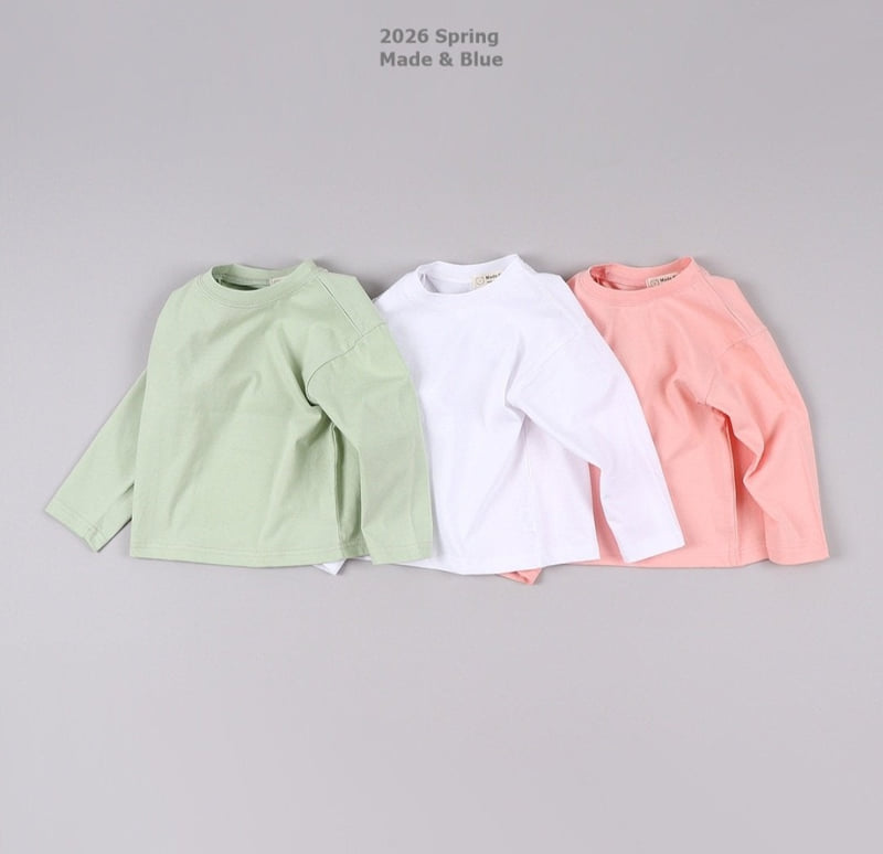 Made Blue - Korean Children Fashion - #kidzfashiontrend - Melbourne Basic Tee - 2