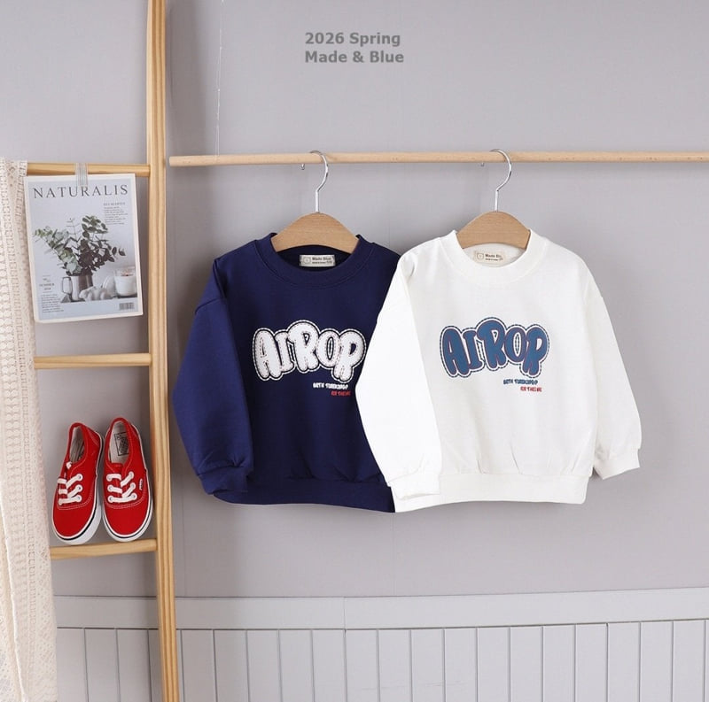 Made Blue - Korean Children Fashion - #littlefashionista - A Foam Print Tee