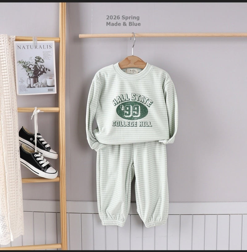 Made Blue - Korean Children Fashion - #magicofchildhood - 99 Ribbed Set - 6