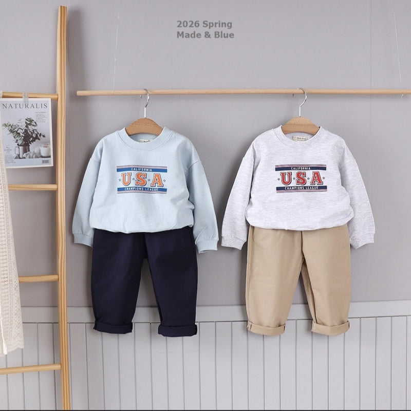Made Blue - Korean Children Fashion - #minifashionista - USA Tee - 2