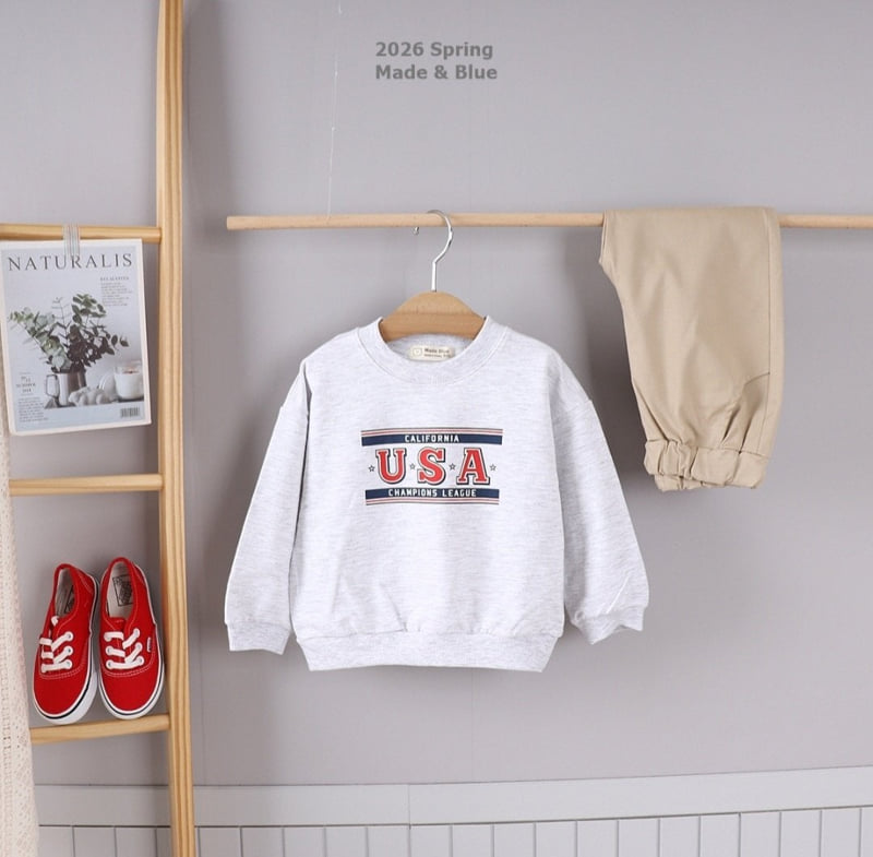 Made Blue - Korean Children Fashion - #prettylittlegirls - USA Tee - 3