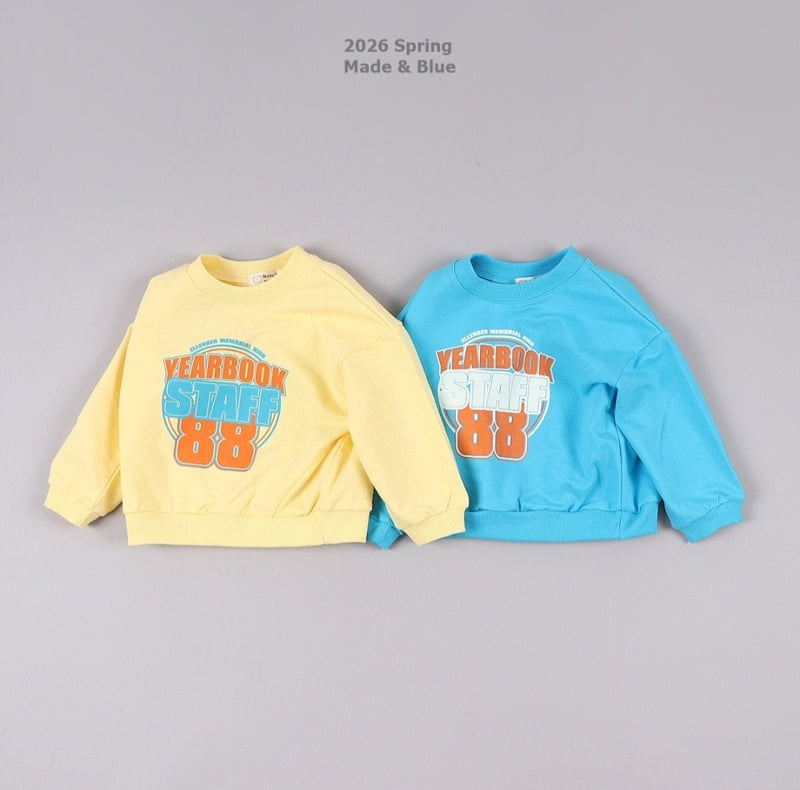 Made Blue - Korean Children Fashion - #prettylittlegirls - 88 Staff Tee
