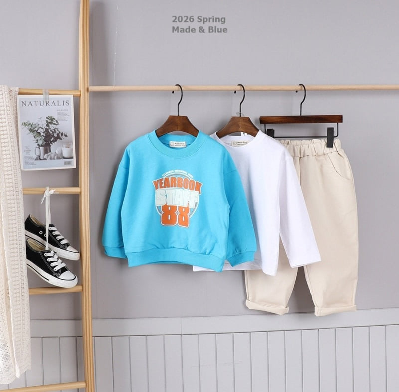 Made Blue - Korean Children Fashion - #toddlerclothing - 88 Staff Tee - 4
