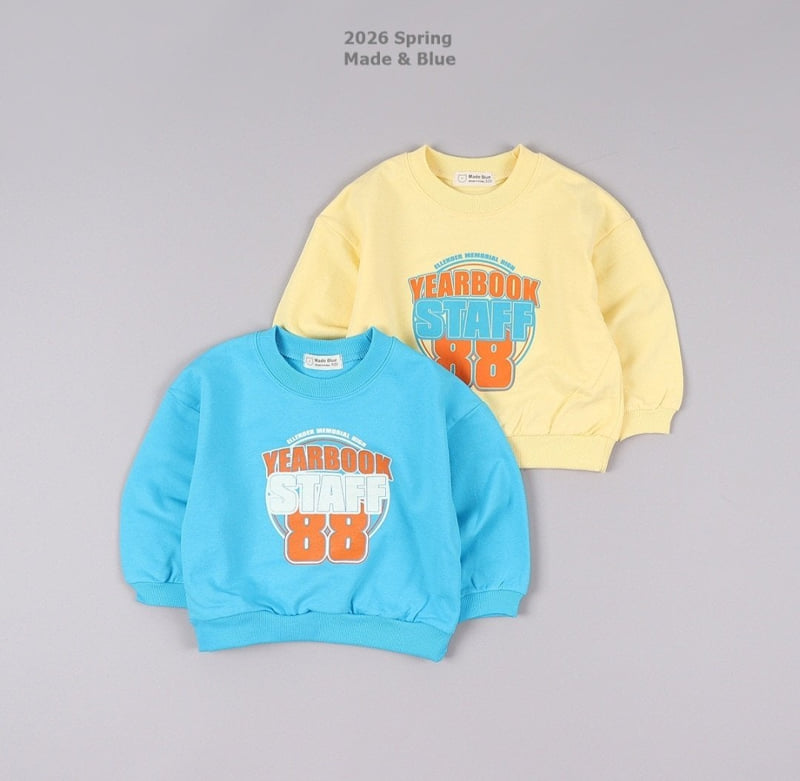 Made Blue - Korean Children Fashion - #toddlerclothing - 88 Staff Tee - 3