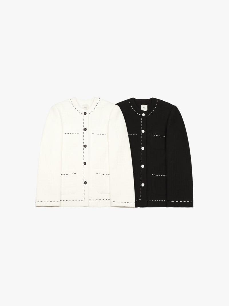 Made - Korean Women Fashion - #momslook - Hans Tweed Jacket
