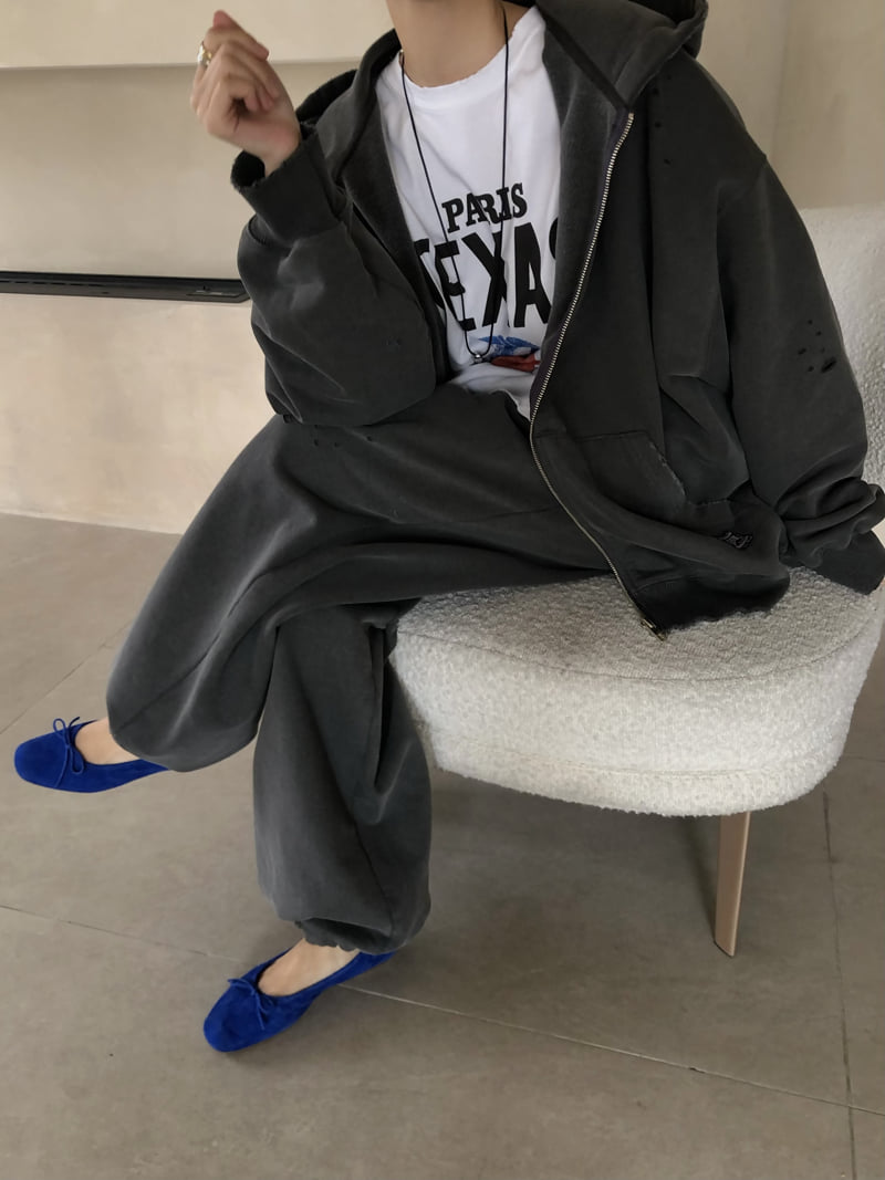 Made - Korean Women Fashion - #momslook - Patch Pigment Pants - 3