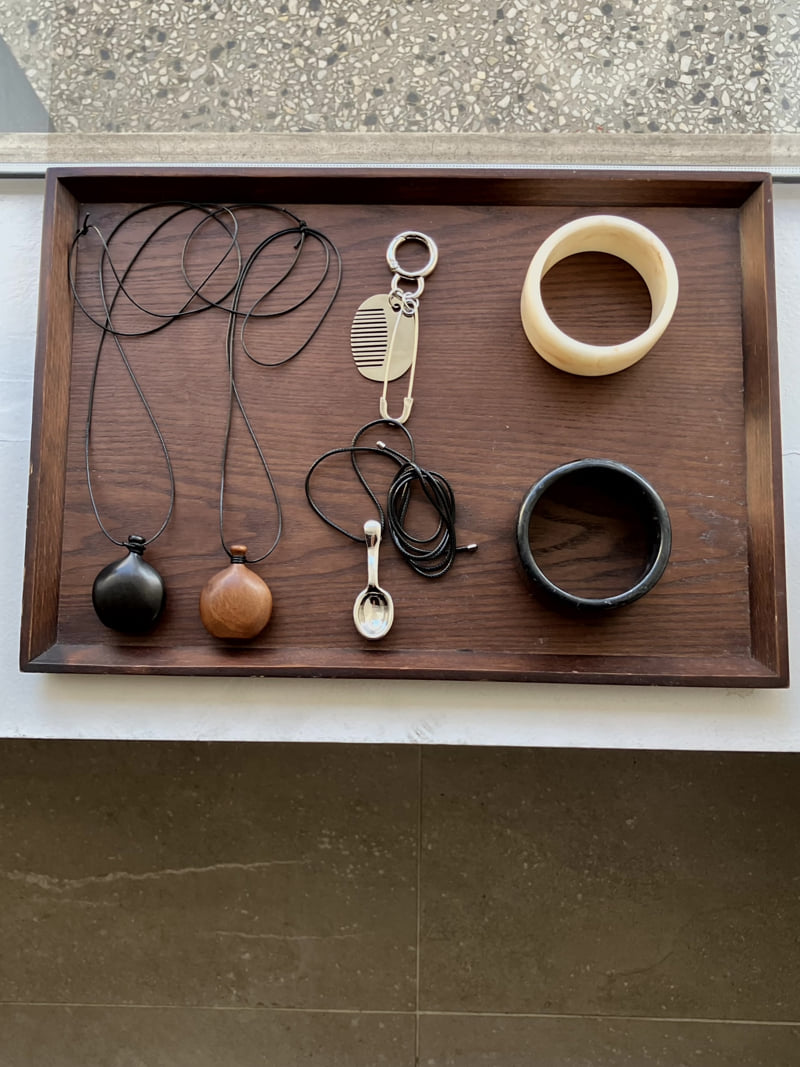 Made - Korean Women Fashion - #momslook - Wood Necklace