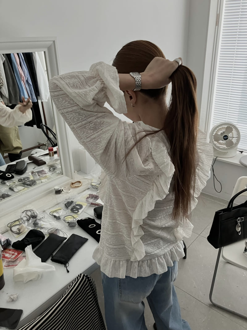 Made - Korean Women Fashion - #momslook - On Frill Blouse - 3