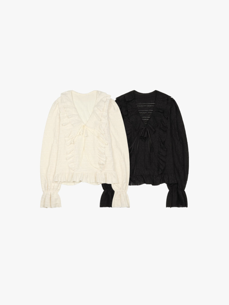 Made - Korean Women Fashion - #momslook - On Frill Blouse - 5