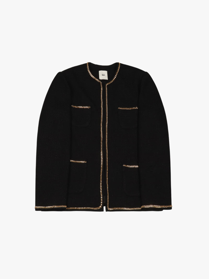 Made - Korean Women Fashion - #restrostyle - Corn Tweed Jacket - 10