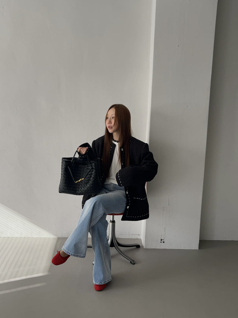 Made - Korean Women Fashion - #shopsmall - Hans Tweed Jacket - 8