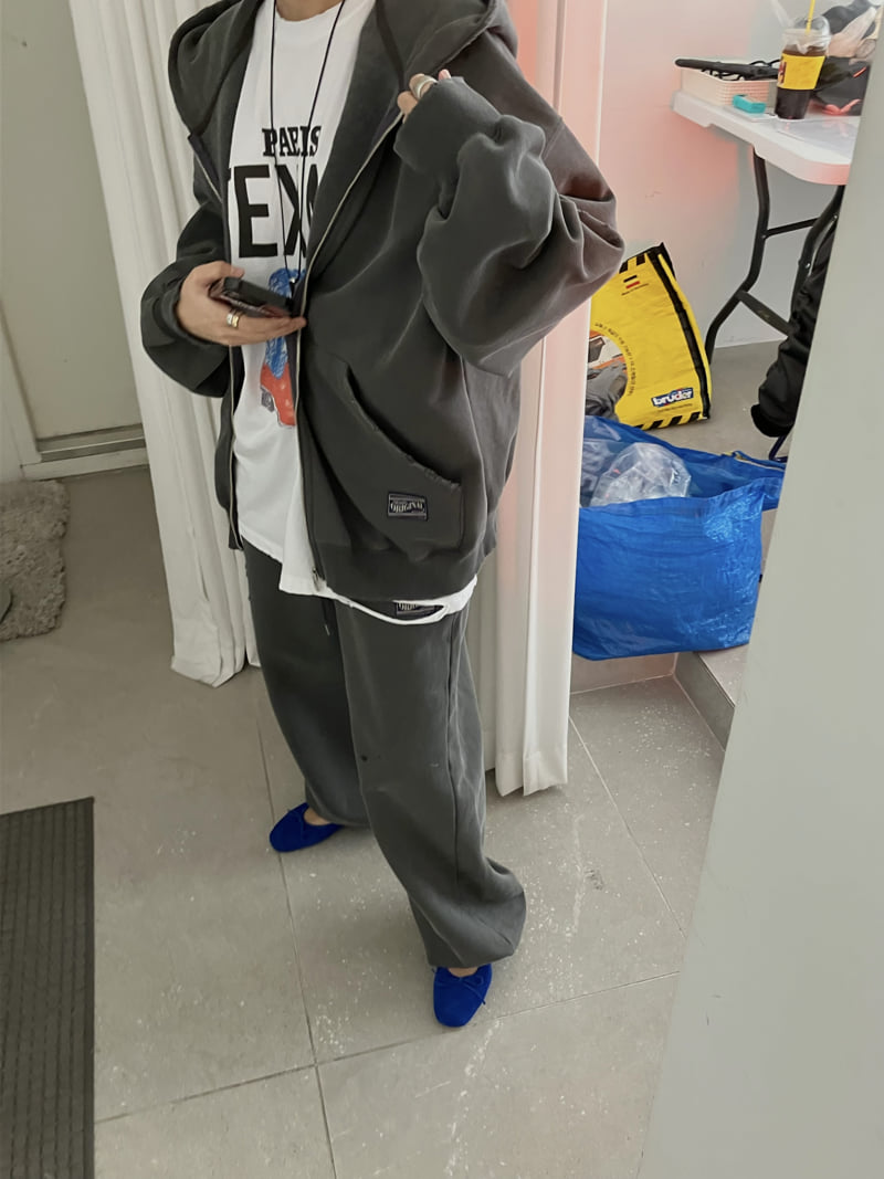 Made - Korean Women Fashion - #thelittlethings - Patch Pigment Pants - 2