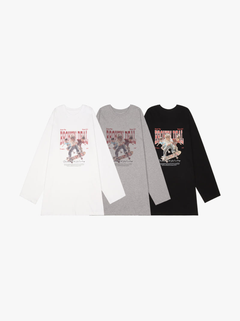 Made - Korean Women Fashion - #vintageinspired - Board Tee - 6