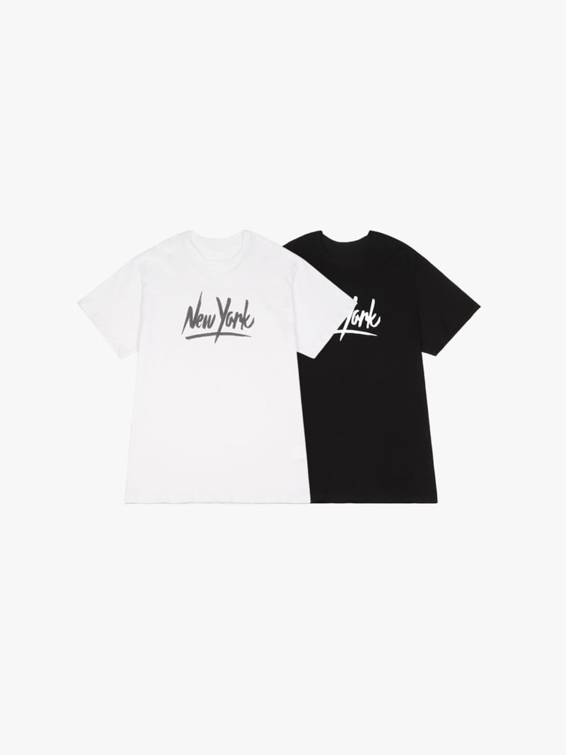 Made - Korean Women Fashion - #vintageinspired - New York Tee - 5