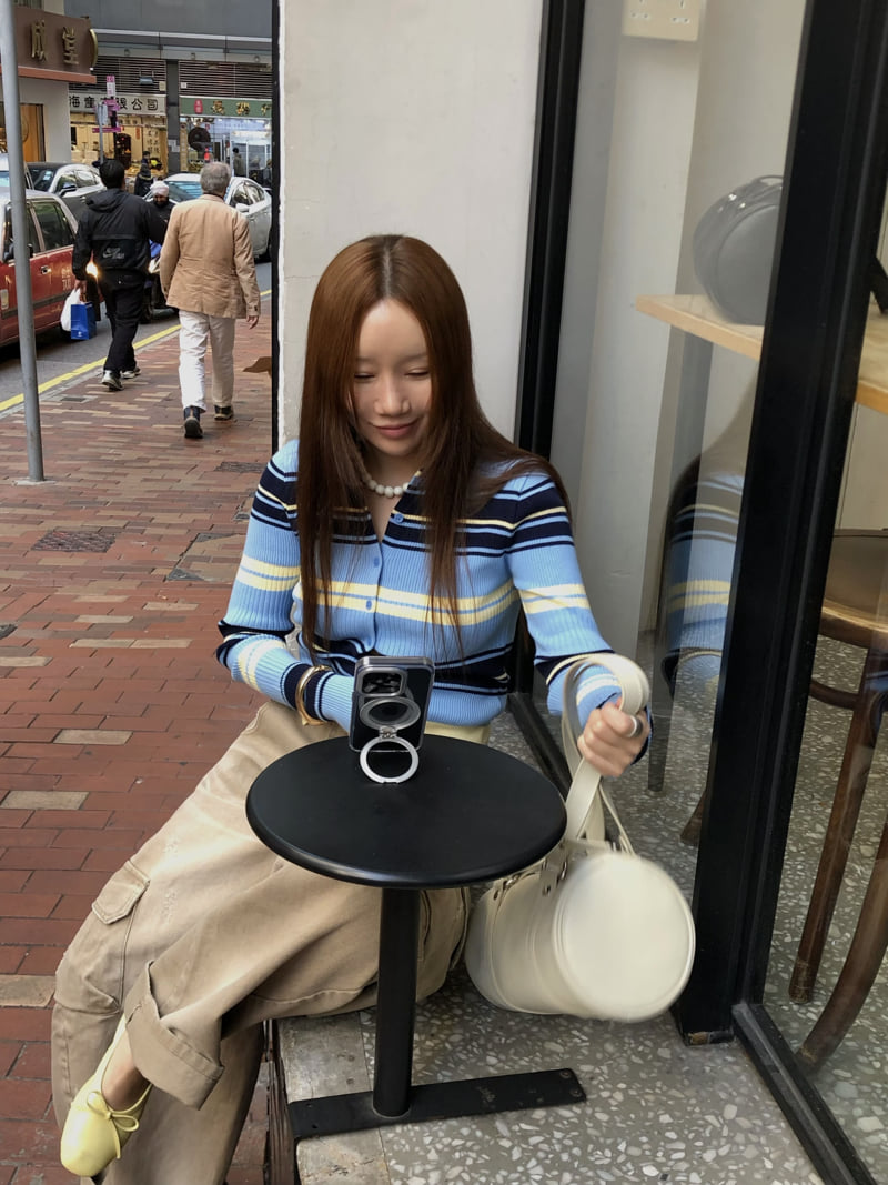 Made - Korean Women Fashion - #momslook - Macaron Cardigan - 4
