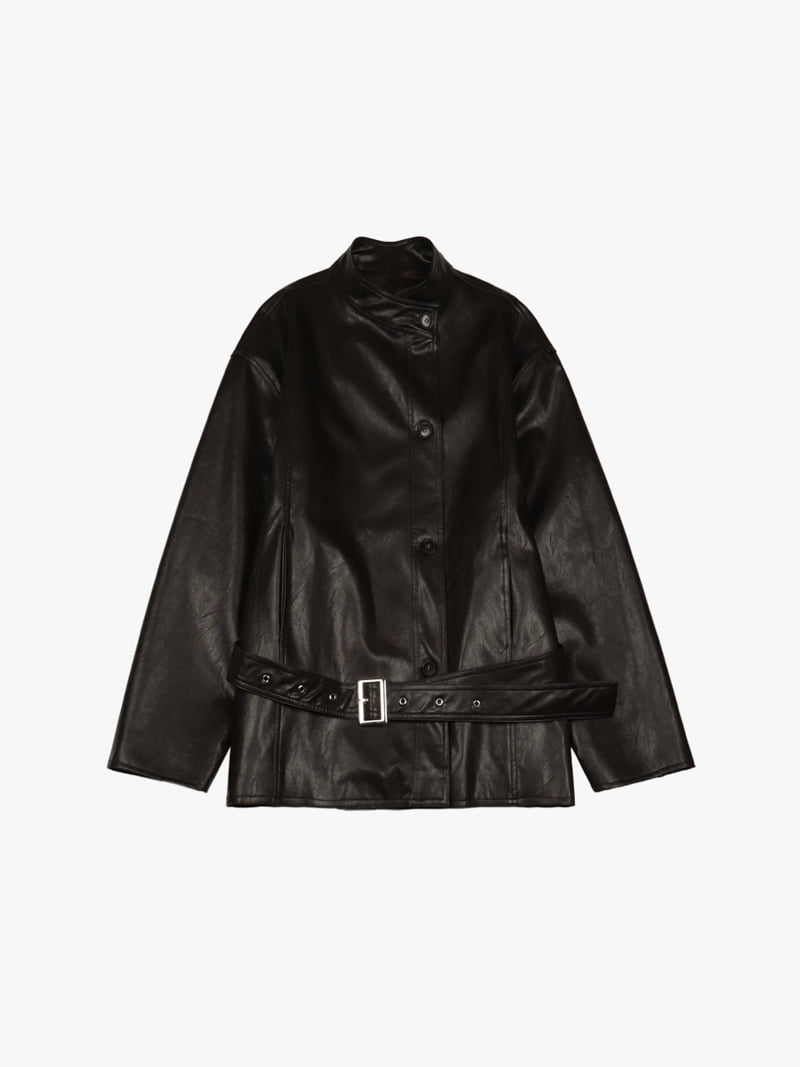 Made - Korean Women Fashion - #womensfashion - Ground Deep Brown Jacket - 3