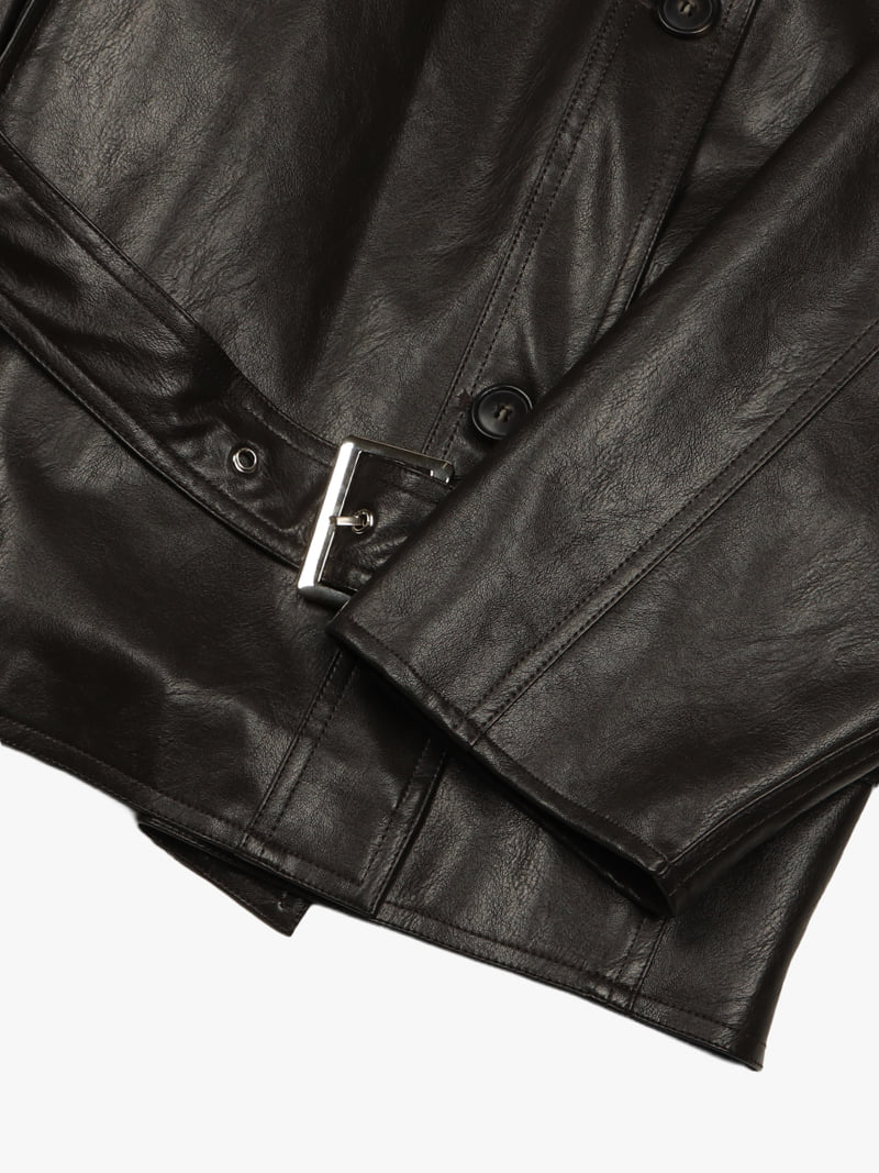 Made - Korean Women Fashion - #womensfashion - Ground Deep Brown Jacket - 7