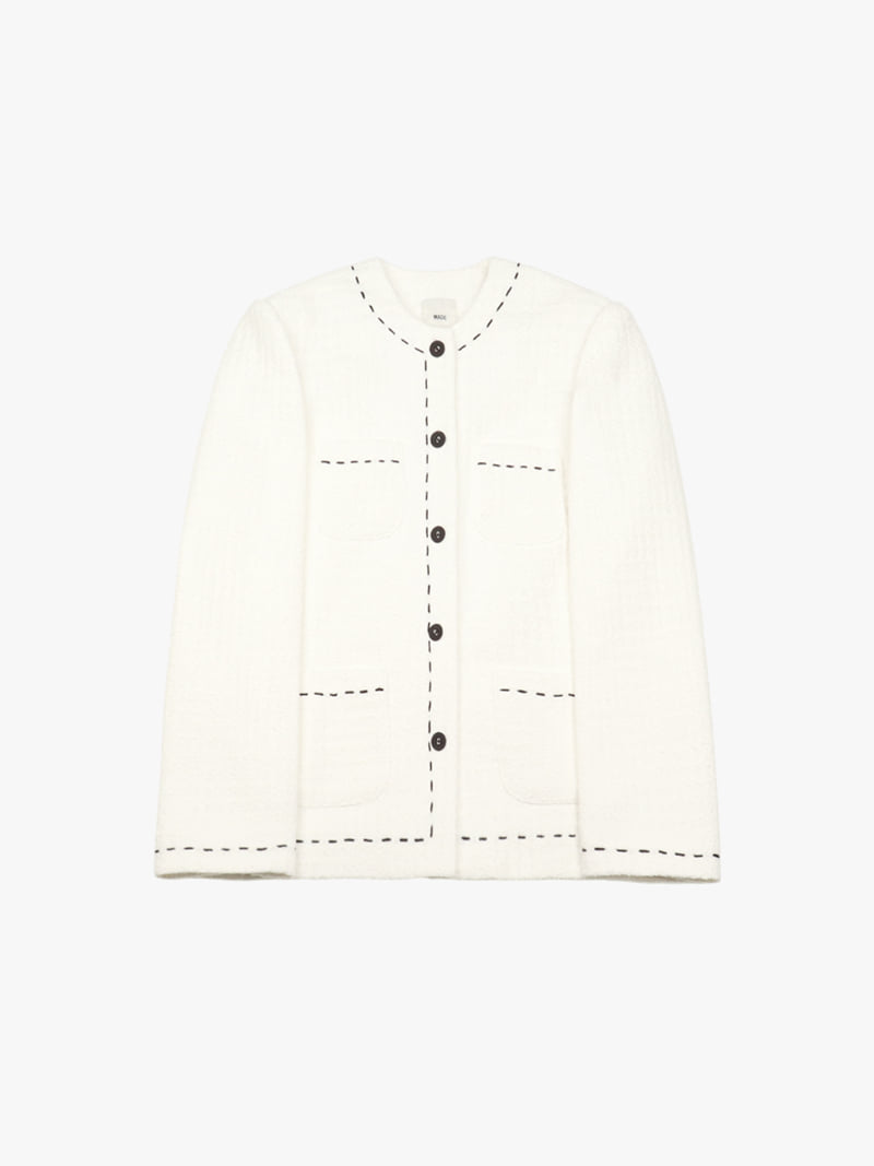 Made - Korean Women Fashion - #womensfashion - Hans Tweed Jacket - 2