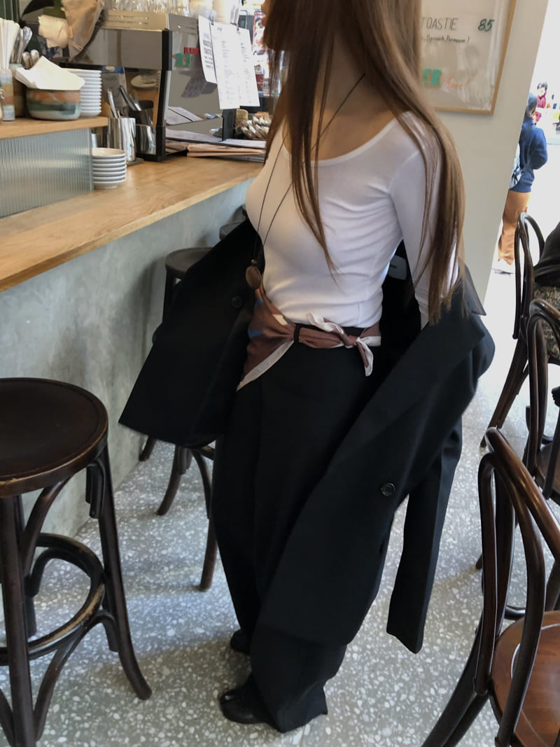 Made - Korean Women Fashion - #womensfashion - Square Tee - 3