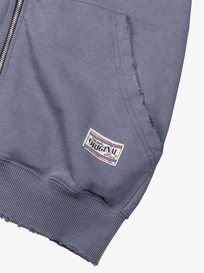 Made - Korean Women Fashion - #womensfashion - Patch Hood Zip-up - 11