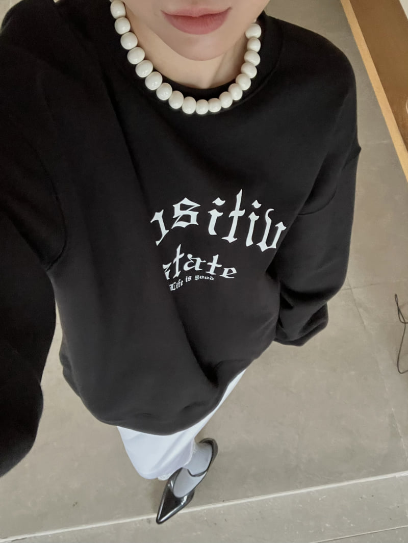 Made - Korean Women Fashion - #momslook - Positive Sweatshirts - 4