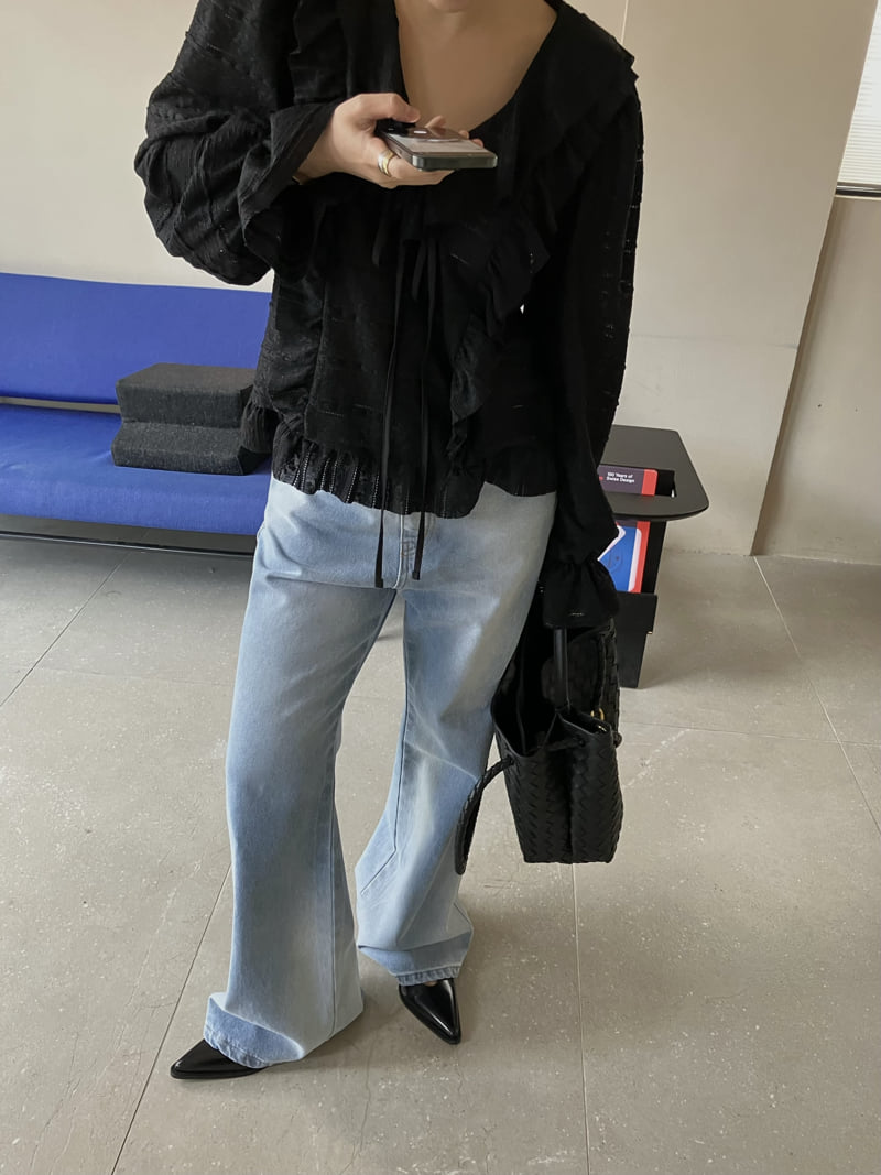 Made - Korean Women Fashion - #womensfashion - Water Denim Pants
