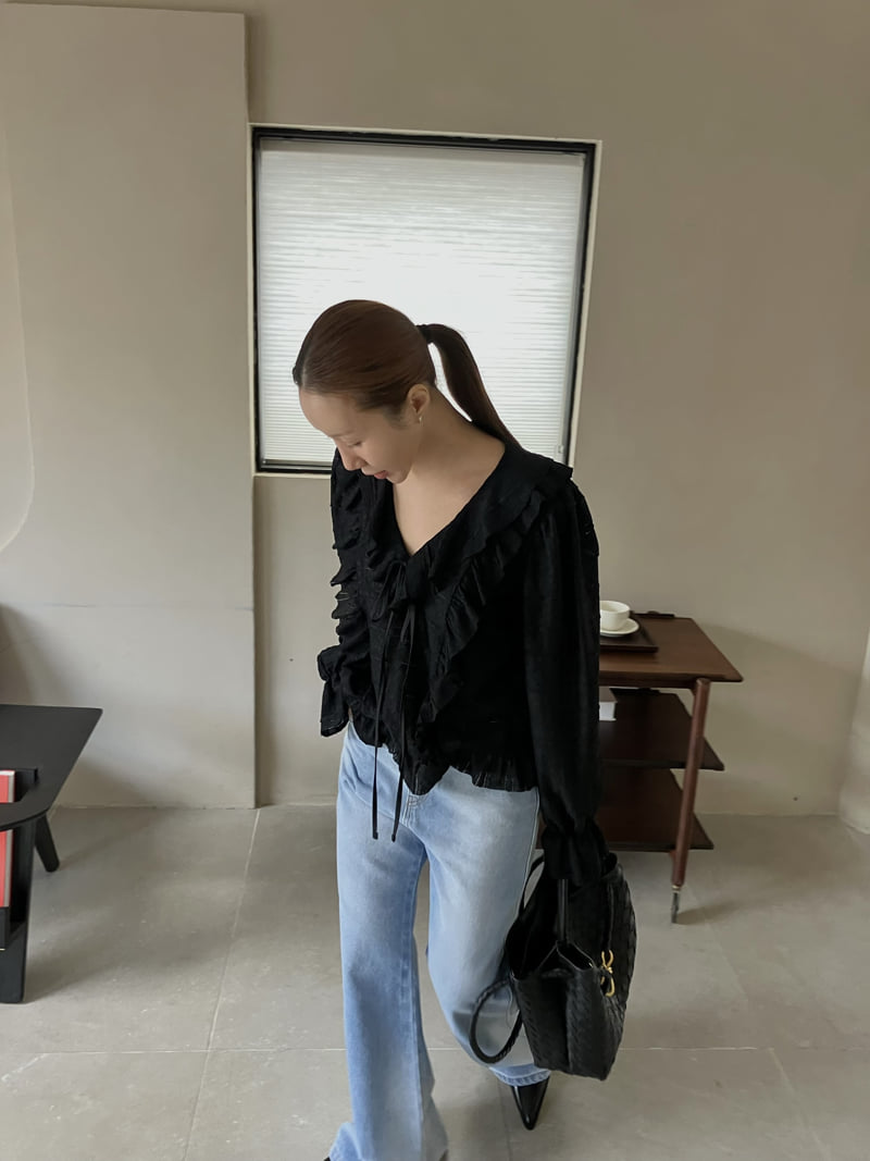 Made - Korean Women Fashion - #womensfashion - On Frill Blouse - 2