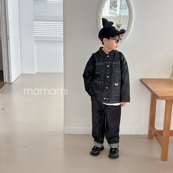 Mamami - Korean Children Fashion - #Kfashion4kids - Non-Fade Denim Pants - 9