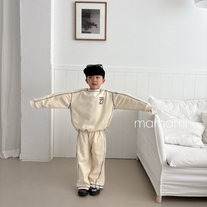Mamami - Korean Children Fashion - #Kfashion4kids - Stitch Track Pants - 8