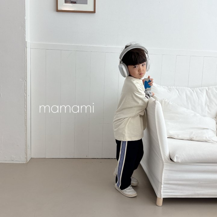 Mamami - Korean Children Fashion - #Kfashion4kids - Triple Line Track Pants - 5