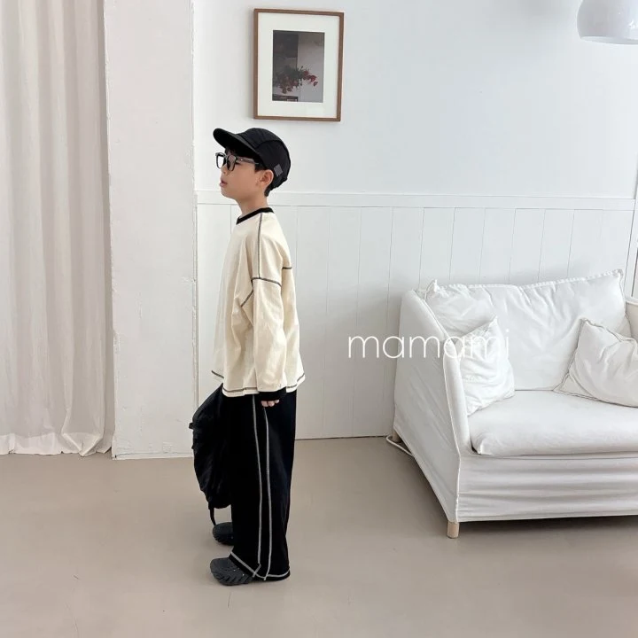 Mamami - Korean Children Fashion - #childofig - Signature Stitch Tee - 8
