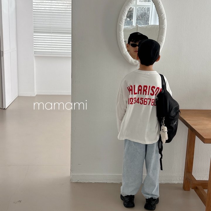 Mamami - Korean Children Fashion - #childofig - Malari Sone Number Tee - 5