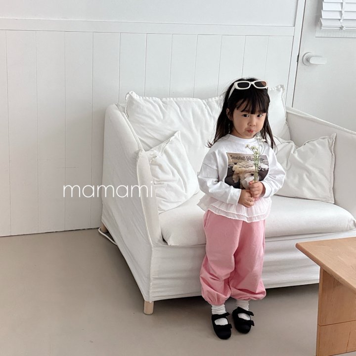Mamami - Korean Children Fashion - #childrensboutique - Sugar Frill Jogger Pants - 5