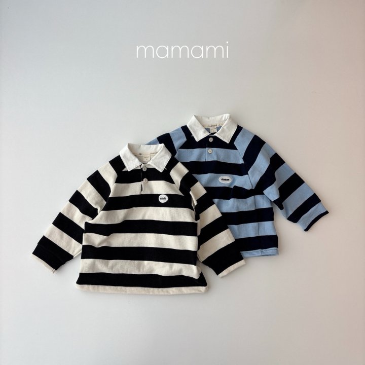 Mamami - Korean Children Fashion - #designkidswear - Day Rugby Collar Tee