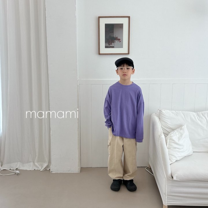 Mamami - Korean Children Fashion - #discoveringself - Back Line Tape Tee - 6