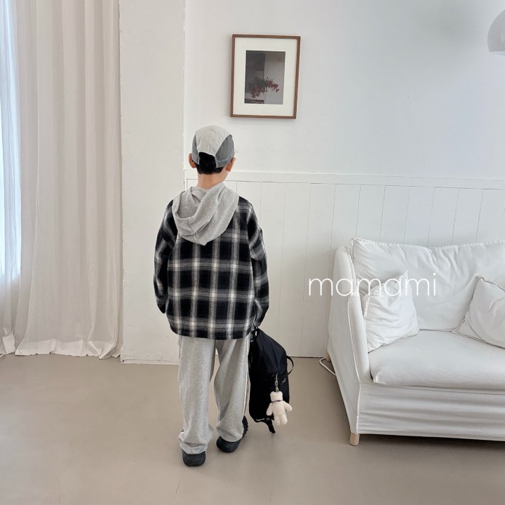 Mamami - Korean Children Fashion - #discoveringself - Spring Check Hooded Jumper - 5