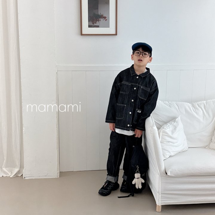 Mamami - Korean Children Fashion - #designkidswear - Non-Fade Denim Pants - 4