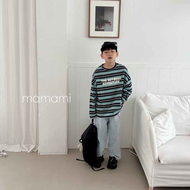 Mamami - Korean Children Fashion - #fashionkids - The Multi Stripe Tee - 11