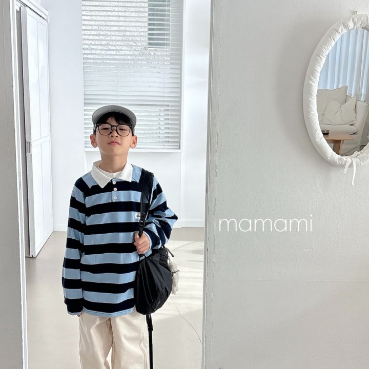 Mamami - Korean Children Fashion - #fashionkids - Day Rugby Collar Tee - 3