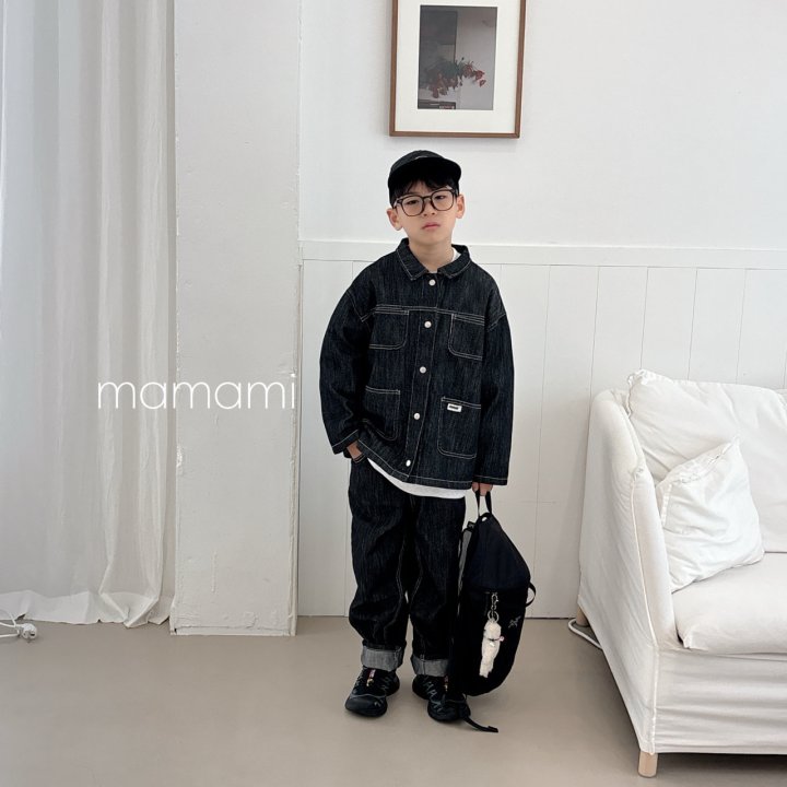 Mamami - Korean Children Fashion - #fashionkids - Non-Fade Denim Pants - 5