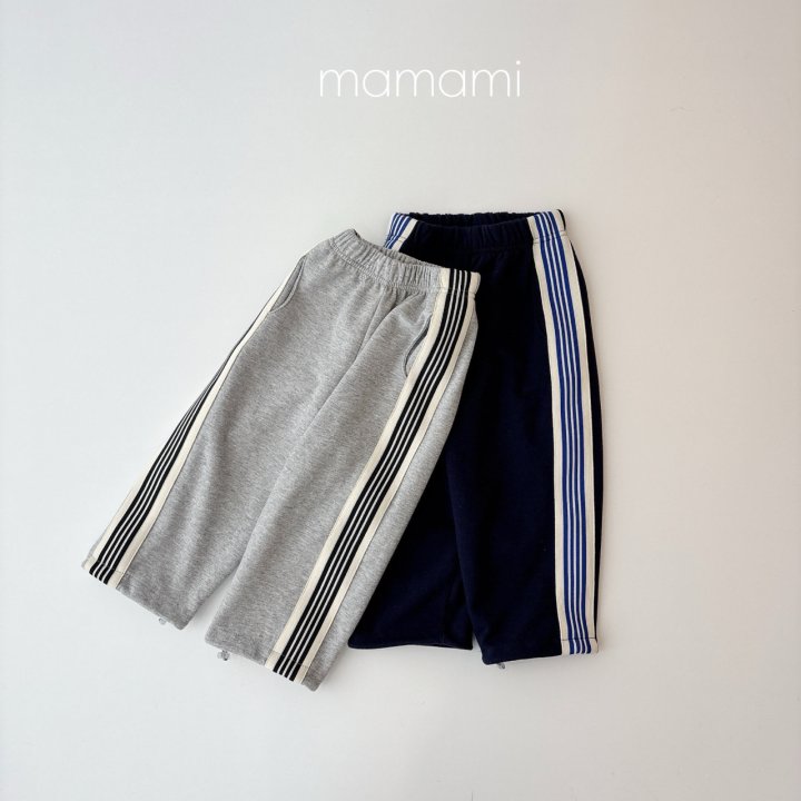 Mamami - Korean Children Fashion - #fashionkids - Triple Line Track Pants