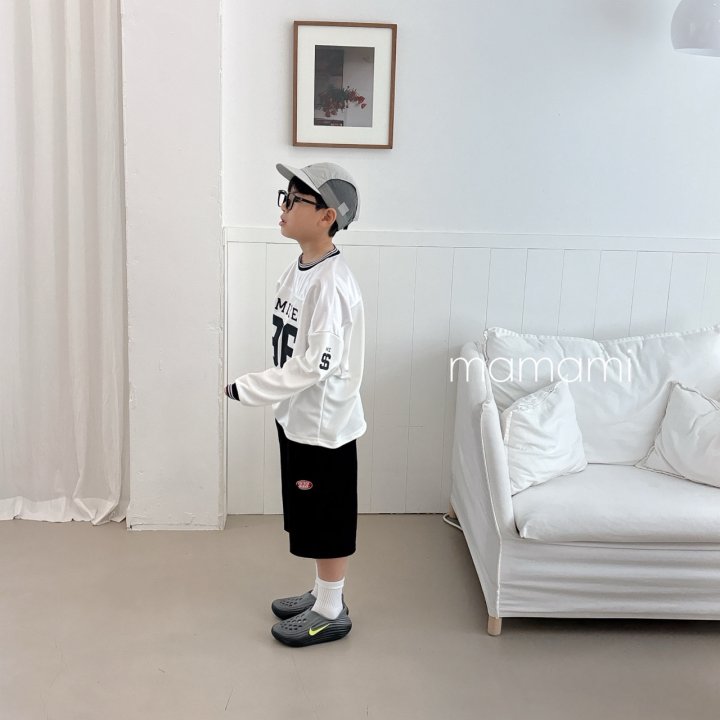 Mamami - Korean Children Fashion - #kidsshorts - Mic 96 Number Tee - 9