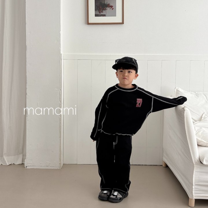 Mamami - Korean Children Fashion - #kidsshorts - 27 Stitch Sweatshirt - 5
