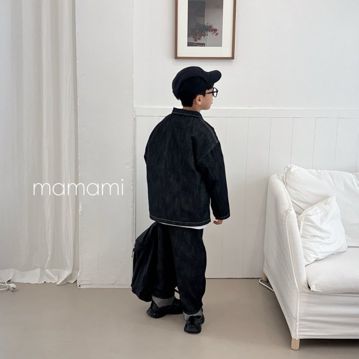 Mamami - Korean Children Fashion - #kidsshorts - Non-Fade Denim Pants - 6