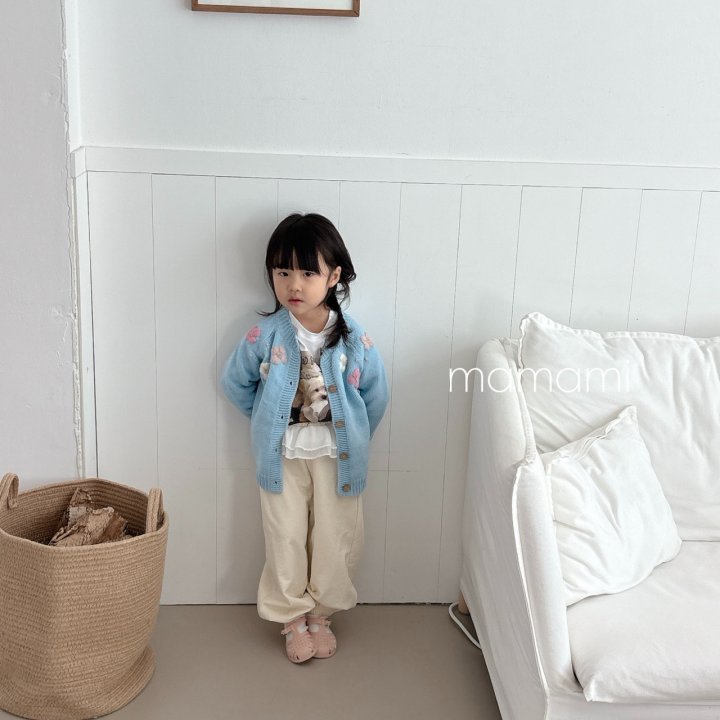 Mamami - Korean Children Fashion - #kidsshorts - Flora Cardigan - 3