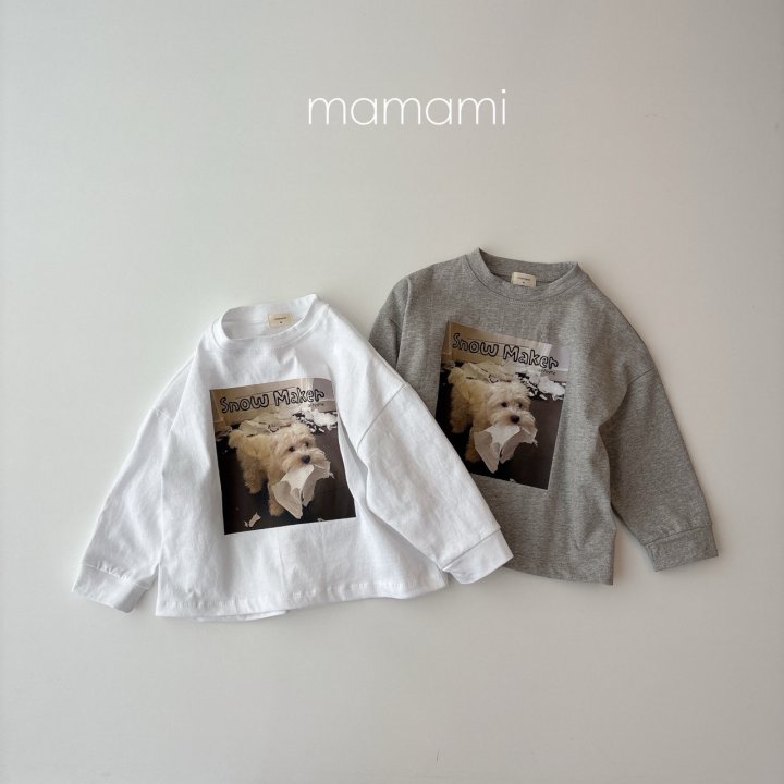 Mamami - Korean Children Fashion - #kidsshorts - Snow Maker Tee