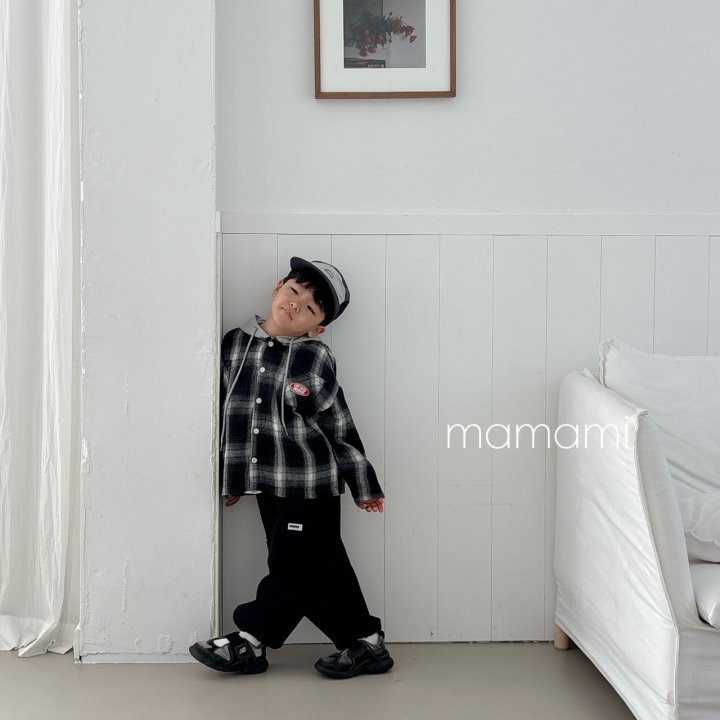 Mamami - Korean Children Fashion - #kidsstore - Spring Check Hooded Jumper - 8