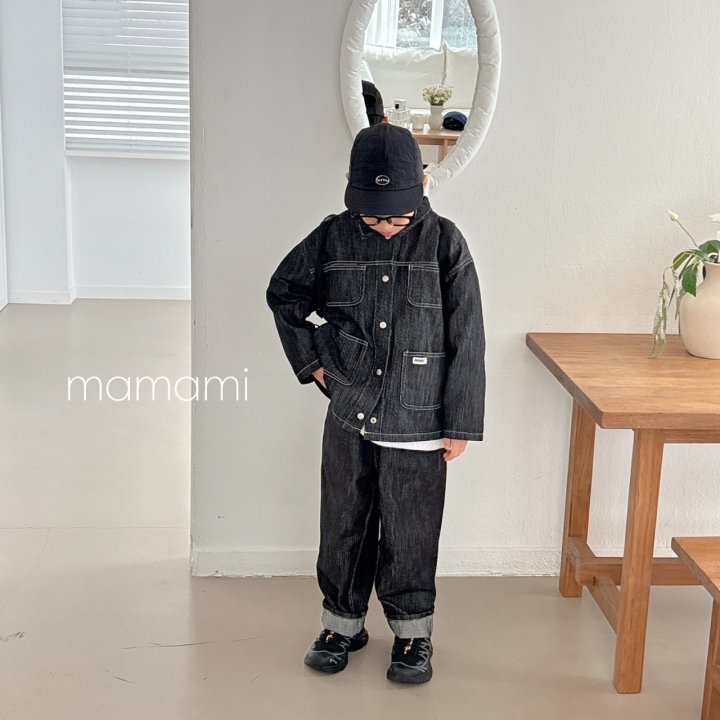 Mamami - Korean Children Fashion - #kidzfashiontrend - Non-Fade Denim Pants - 8