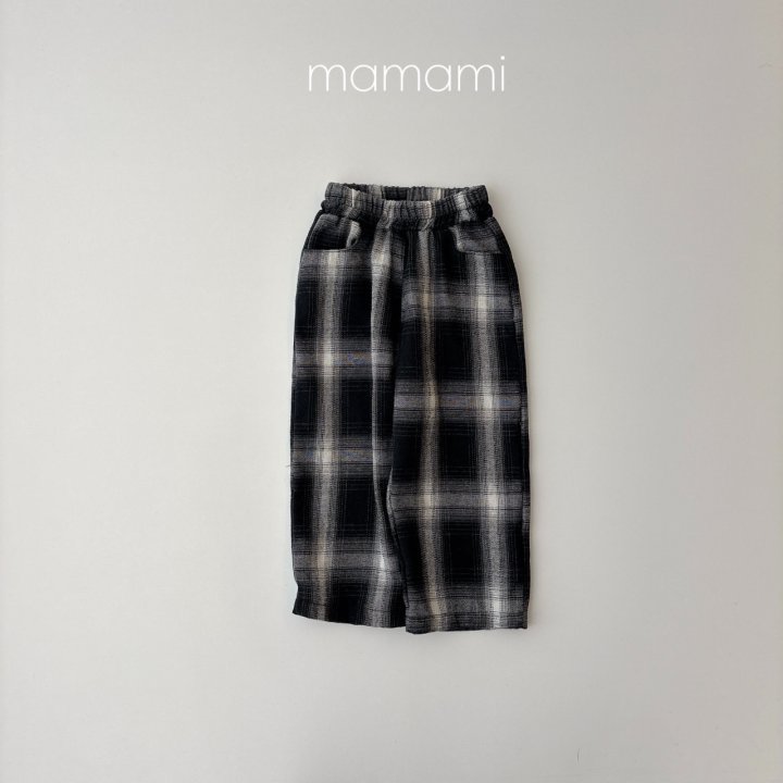 Mamami - Korean Children Fashion - #littlefashionista - Mono Check Pants