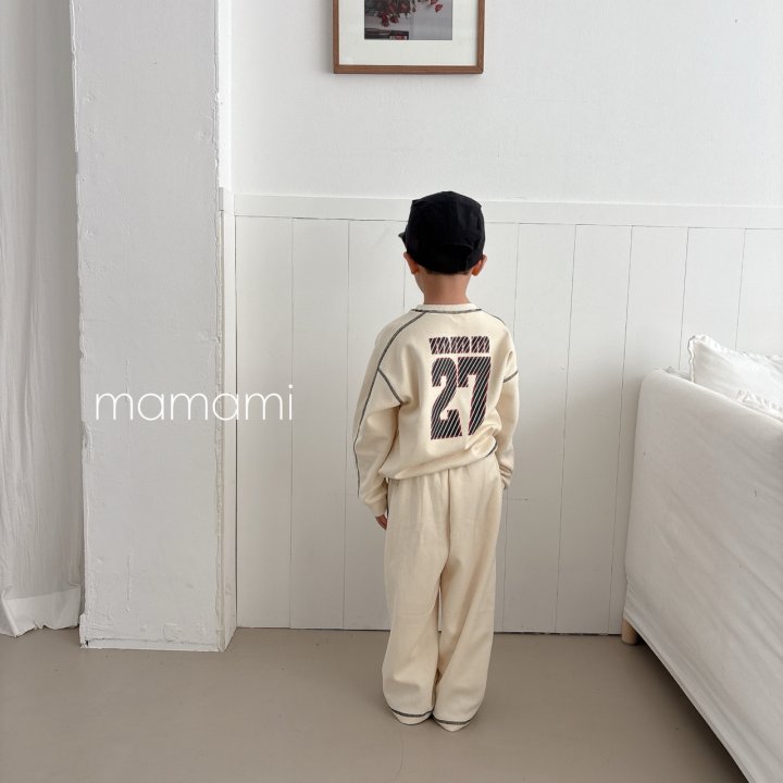 Mamami - Korean Children Fashion - #littlefashionista - Stitch Track Pants - 9